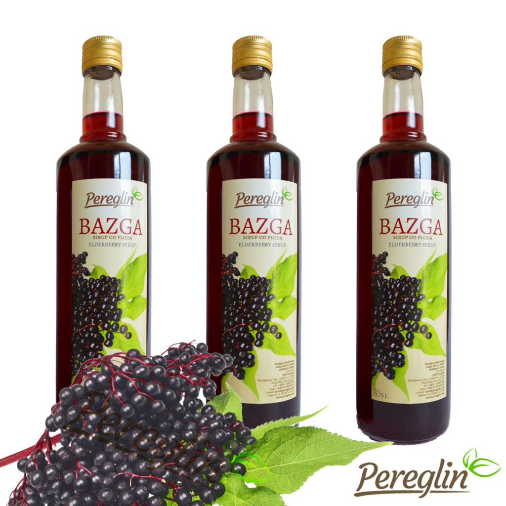 Domaći proizvodi 7 Bazga bobice sirup pereglin